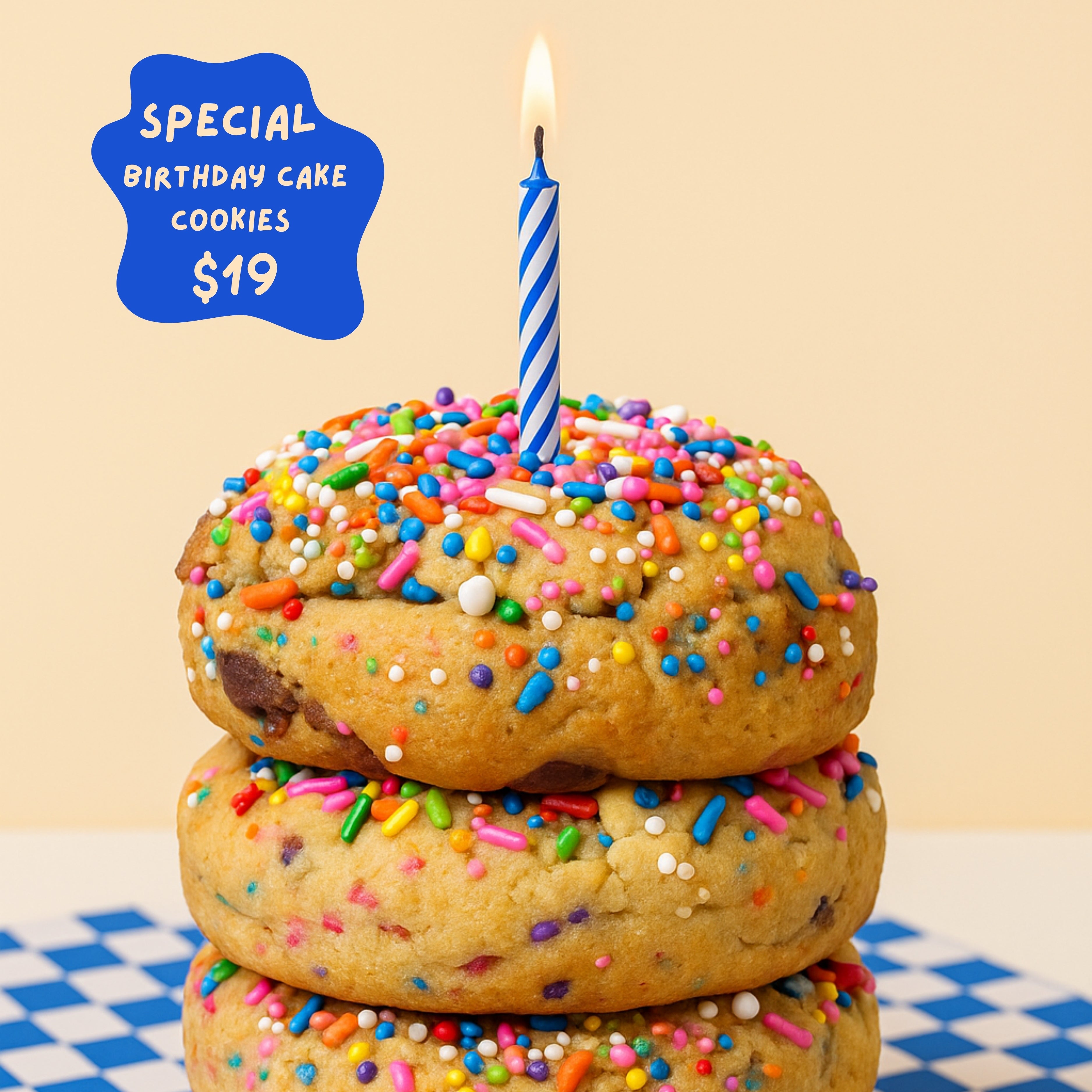 Birthday Cake Cookies