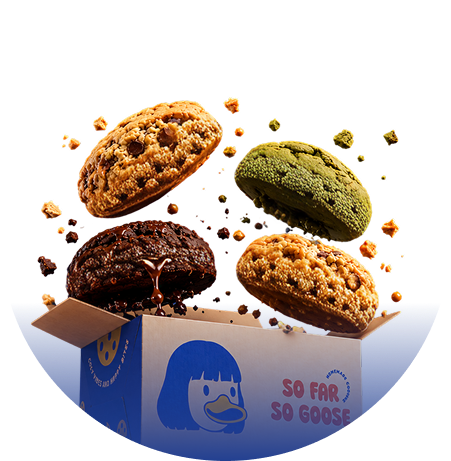 Four cookie box
