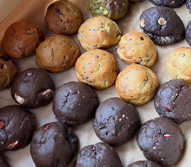 Cookies on a tray